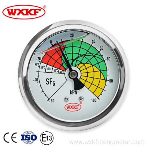 SF6 gas density measuring instruments with indication